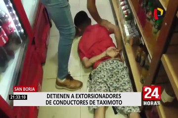 Banda de extorsionadores operaban en los alrededores de la estación La Cultura en San Borja