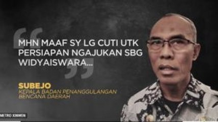 Pejabat Penanggulangan Bencana DKI Mundur