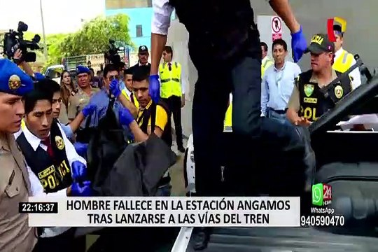 Metro de Lima: hombre murió tras caer a las vías del tren en la Estación Angamos