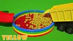 Learn Colors - #excavator and Dump Truck Ball Pit Show - Learn Colors With Soccer Balls for Kids