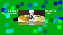 Full E-book  Fundamentals of Human Resource Management: Functions, Applications, Skill