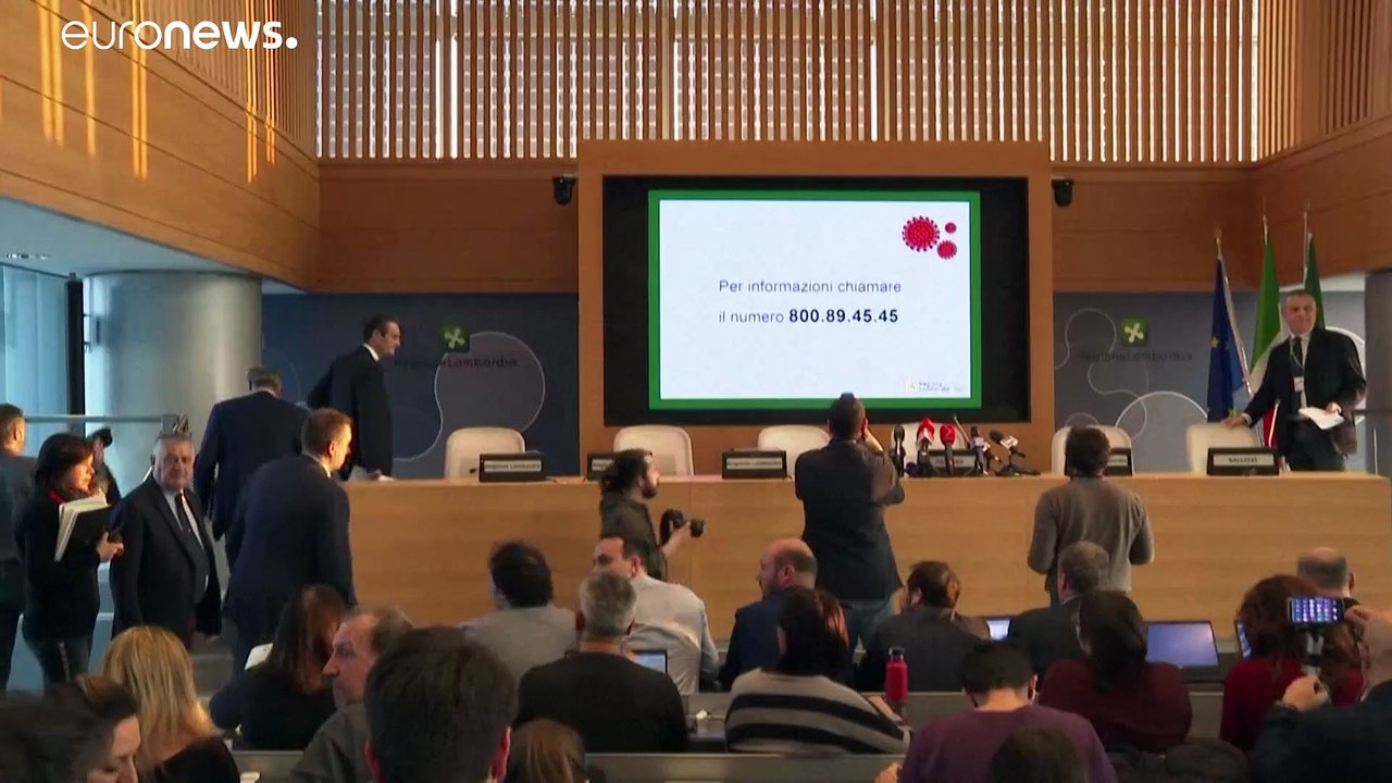 Regionalpräsident mit maske: "ich isoliere mich 14 tage lang"