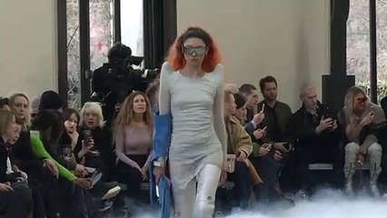 Rick Owens presents new line at Paris fashion week