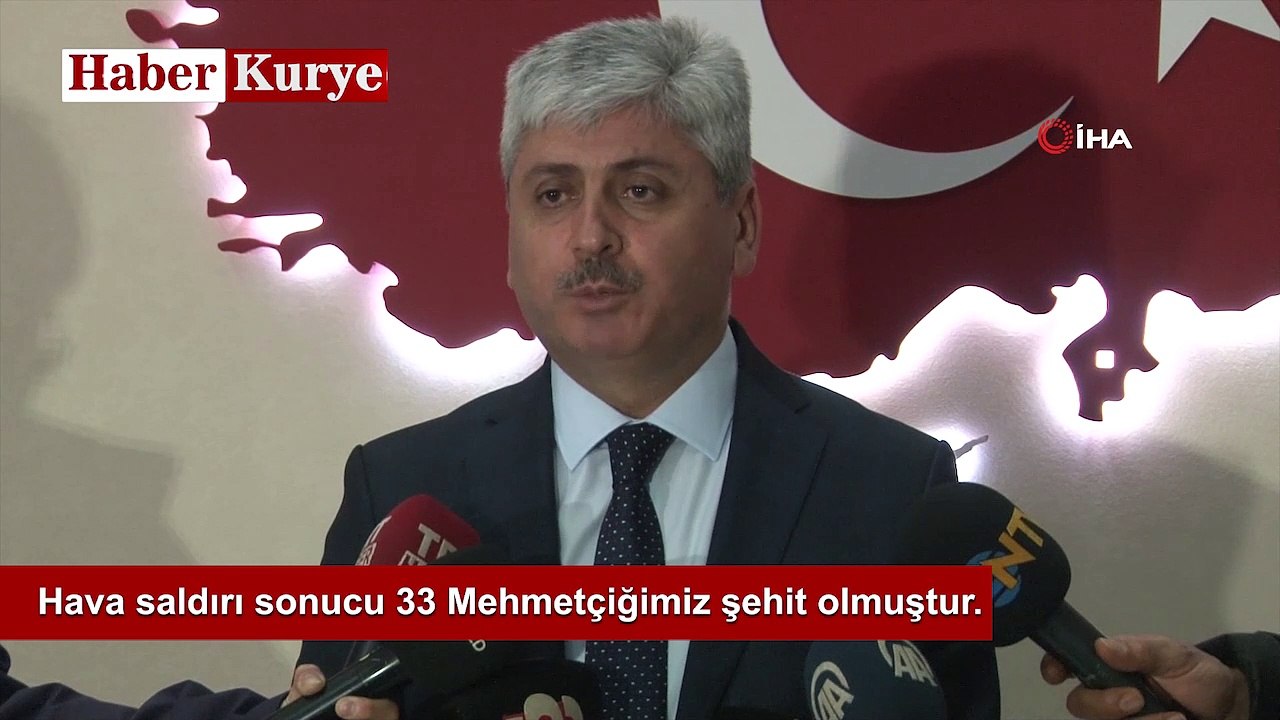 Hava saldırı sonucu 33 Mehmetçiğimiz şehit olmuştur