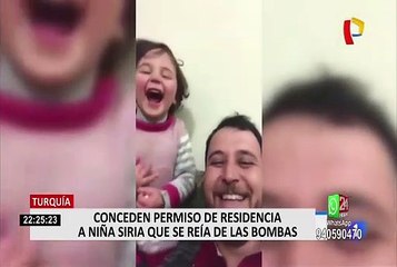 Turquía: padre que hacía reír a su hija para distraerla del ruido de las bombas huyeron a Turquía