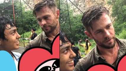 Shahrukh Khan के अंदाज़ में दिखे Chris Hemsworth, Fans के लिए बोला DDLJ का dialogue | FilmiBeat