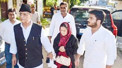 Azam Khan surrenders with wife and son, sent to jail