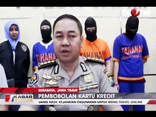 Pembobolan Kartu Kredit, Polisi Tangkap 3 Tersangka