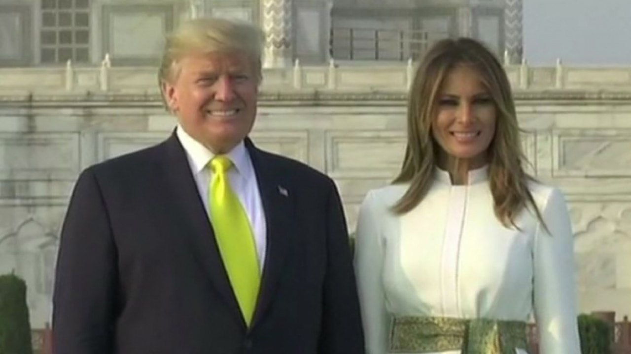 Watch: Trumps' wah Taj moment at the monument of love