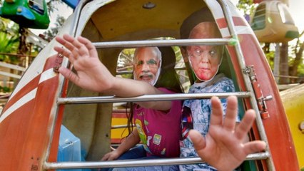 Grand celebrations for Donald Trump's visit