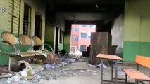 The Rajdhani Public Sen. Sec. School in Shiv Vihar destroyed by rioters
