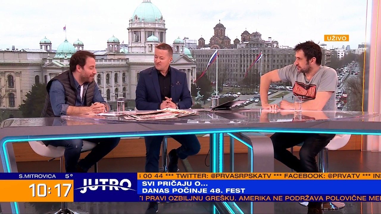 MA NEKA ME ZGAZI SAMO NEK MI DA NAGRADU, MA I GUZU AKO TREBA DA POKAŽEM: Gordan Kičić i Goran Bogdan napravili LUDILO OD SMEHA u studiju TV PRVA!