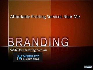 Affordable Printing Services Near Me - Visibility Marketing