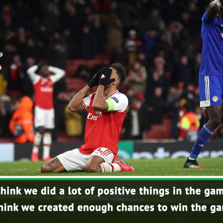 Arsenal's late loss to Olympiacos 'hurts' - Arteta