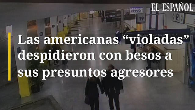 Las hermanas estadounidenses violadas se despidieron con besos y abrazos de sus presuntos agresores