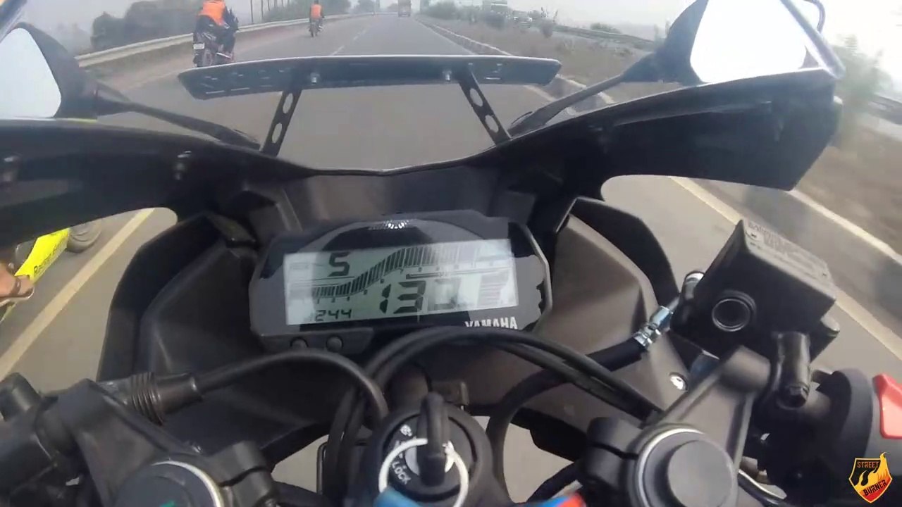 CHASED KTM RC200 BY R15 V3 ON HIGHWAY RACE   R15 V3 vs KTM RC200