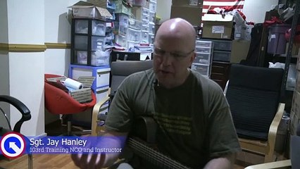 103rd ESC Soldier Volunteers at American Red Cross as a Guitar Instructor