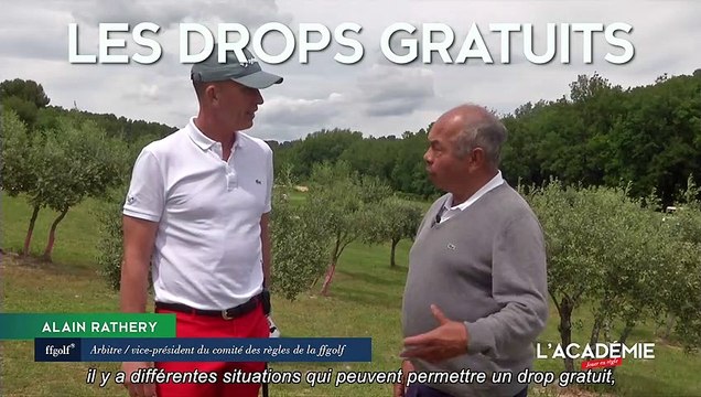 Règles de Golf : les drops gratuits