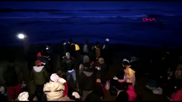 Avrupa'ya gitmek isteyen mülteciler dikili sahiline geldi-2