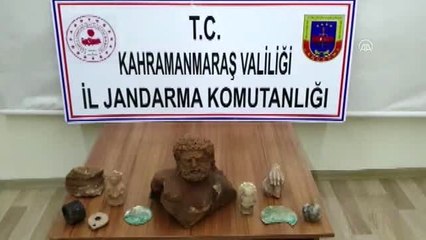 Tarihi eser niteliğinde 10 obje ele geçirildi