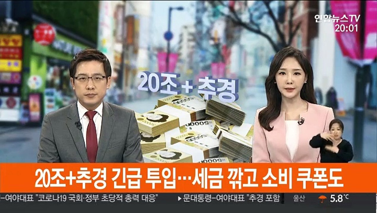 [뉴스특보] 20조+추경 긴급 투입…세금 깎고 소비 쿠폰도