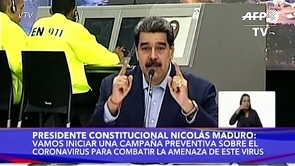 Maduro crea comisión presidencial para prevenir el nuevo coronavirus en Venezuela