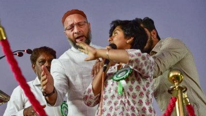 Download Video: Woman, who raised pro-Pak slogans at Asaduddin Owaisi's rally, sent to judicial custody