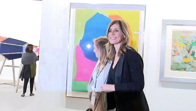 Begoña Gómez acudió a visitar la exposición de Arco