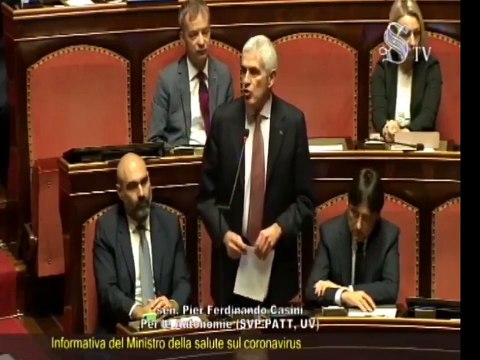 Casini - Sul coronavirus bisogna affidarsi agli scienziati (27.02.20)