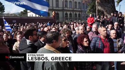 Nem tágítanak az új leszboszi menekülttábor ellen tiltakozók