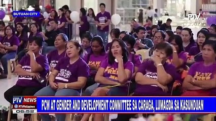 PCW at Gender and Development Committee sa Caraga, lumagda sa kasunduan