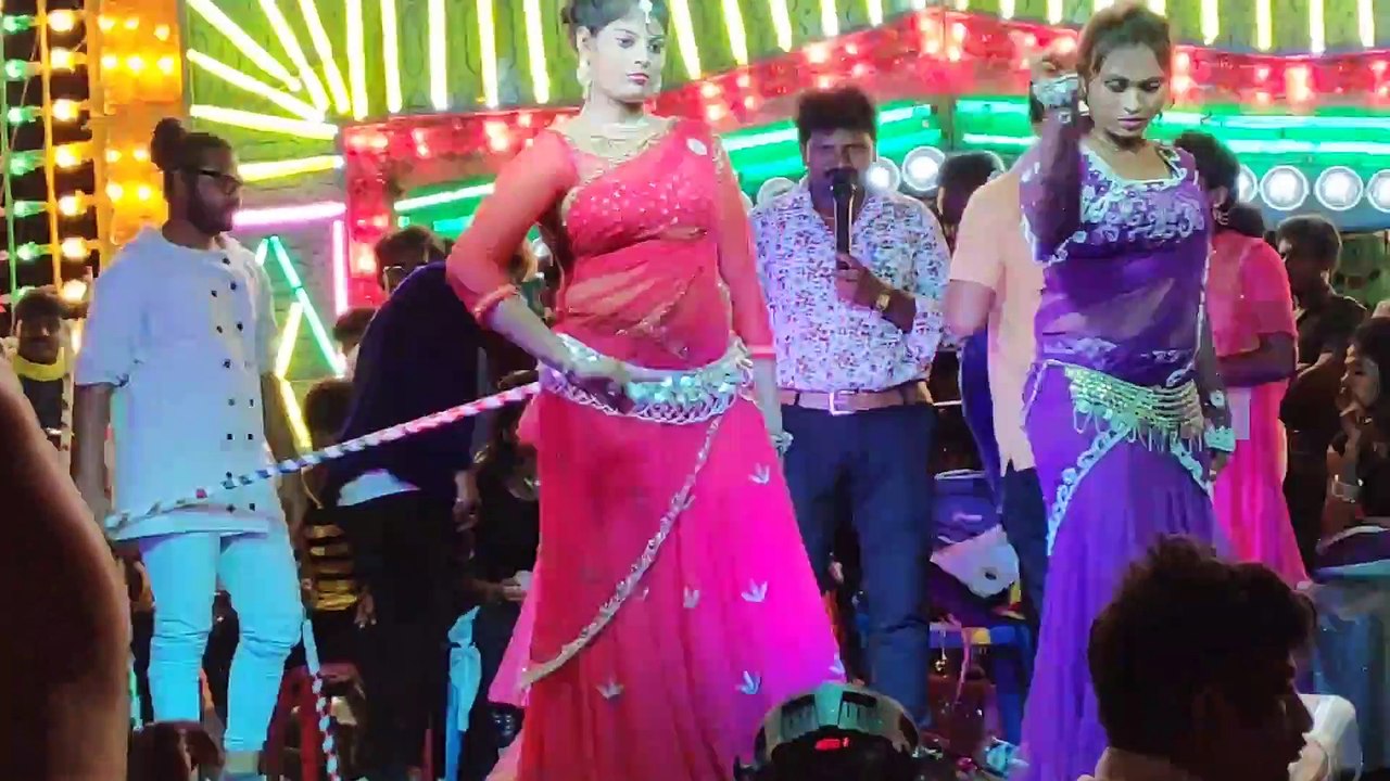 Recording dance in Village | Traditional dance | Telugu Recording dance_Full-HD