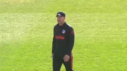 El Atlético entrena sin Jan Oblak