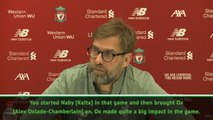 Ox and Keita are not competing against each other - Klopp