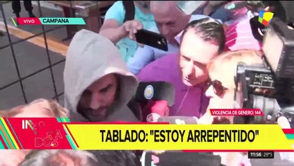Así liberaron a Fabián Tablado: "Estoy arrepentido de lo que hice"