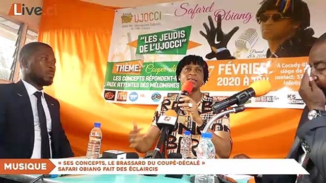 «Ses concepts et le brassard du coupé-décalé» Safarel Obiang fait des éclaircis