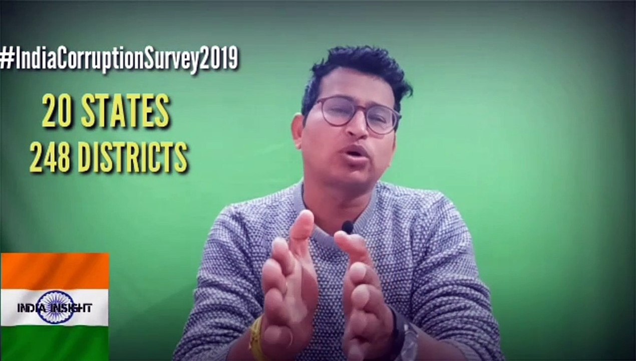 India Corruption Survey,2019