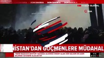 Yunanistan'dan göçmenlere müdahale