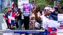Dominicanos residentes protestaron - Nex Noticias