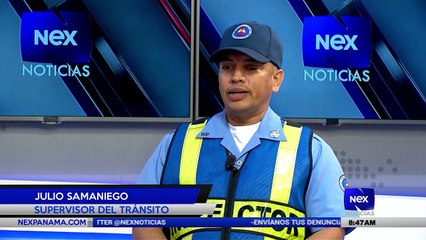 Entrevista a Julio Samaniego, Supervisor del Transito - Nex Noticias