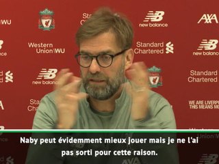 8e j. - Klopp : "Ox et Keita ne sont pas en compétition"