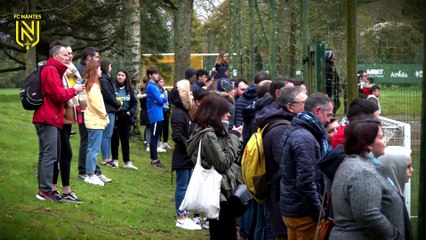 De nombreux supporters à la séance du jour