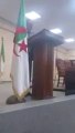 Intervention de Hachimi. Radjef, élu FFS et président  de la commission santé de l’APW, lors de la dernière session de l'assemblée de la wilaya de Tizi Ouzou