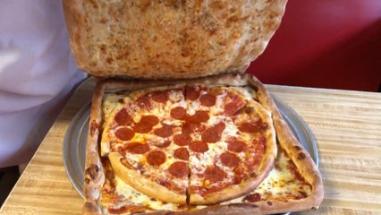 This ‘Pizza Box’ Is Made Out Of An Actual Pizza