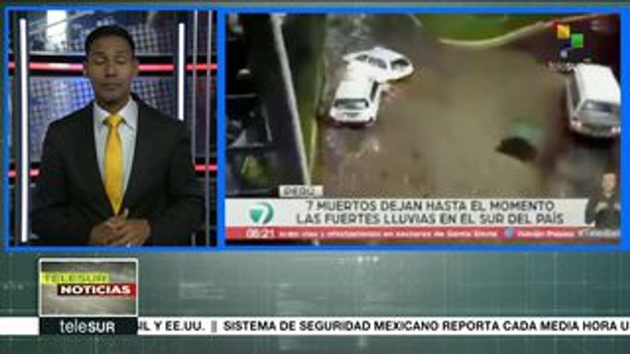 teleSUR Noticias: Bolivia: denuncias por abandono ante fuertes lluvias