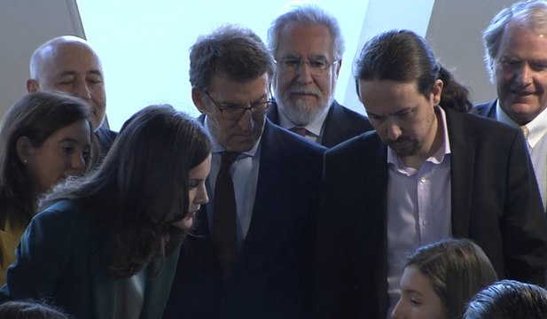 La Reina e Iglesias, juntos por primera vez en un acto de la familia real