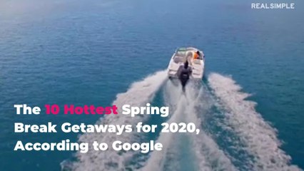 The 10 Hottest Spring Break Getaways for 2020, According to Google