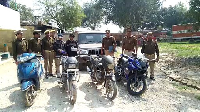 वाहन चोर गिरोह का हुआ पर्दाफाश