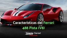 Características del Ferrari 488 Pista (V8)