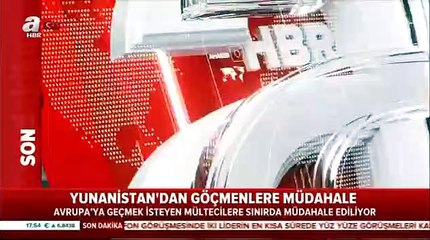 Sınır kapısındaki mültecilere Yunanistan’dan gazlı müdahale!